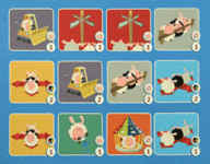 Kaart met 12 acties